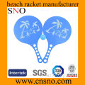 Racket de plage en plastique de bonne valeur sur mesure pour le jeu en plein air